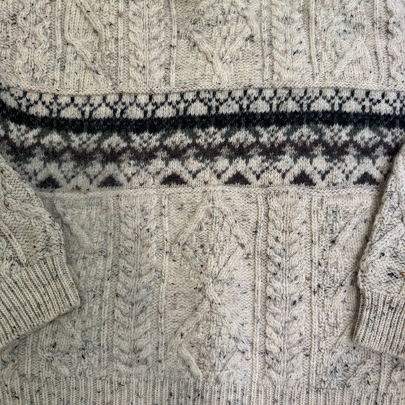 Inis Crafts 100% Wool Made In Ireland Sweater - Picture 4 of 4